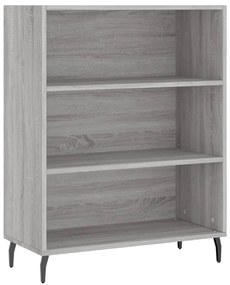 Armário alto 69,5x34x180 cm derivados de madeira sonoma cinza