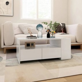 Mesa de centro 102x55x42 cm derivados de madeira branco