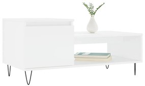 Mesa de centro 100x50x45 cm derivados de madeira branco