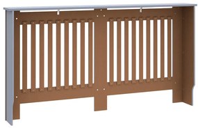 Cobertura de radiador 152x19x81,5 cm MDF antracite
