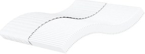 Colchão de espuma 180x220 cm dureza H2 H3 branco