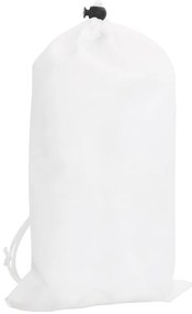 Rede de camuflagem com saco de arrumação 519x142 cm branco