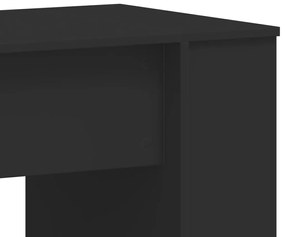 Secretária 140x50x75 cm derivados de madeira preto