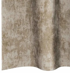 Cortinas de Veludo - Conjunto com 2 Peças e Ilhós Champagne, 245x140 c