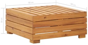 Mesa seccional 1 pc madeira de acácia maciça