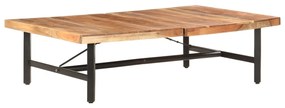 Mesa de centro 142x90x42 cm madeira de acácia maciça