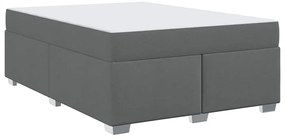Estrutura da Cama Outros Cinzento escuro 160 x 200 cm tecido