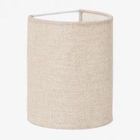 Aplique De Parede Em Linho Kiraz ↔︎ 15 X ↑20 Cm & Linho Bege Creme - Sklum
