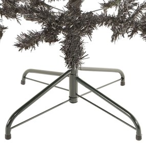 Árvore de Natal fina 210 cm preto