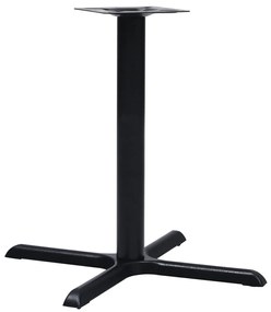 vidaXL Perna para mesa de bistrô 76x76x72 cm ferro fundido preto