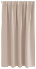 Cortinas 2 pcs Cinzento-acastanhado 140 x 140 cm Poliéster