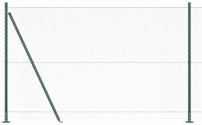 Cerca Hexagonal Verde vidaXL 1.4x10 m de Aço