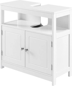 Armário de casa de banho para lavatório (NÃO INCLUIDO) 30 x 60 x 60 cm Branco
