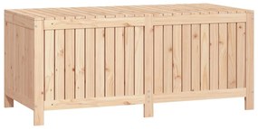 Caixa de arrumação jardim 147x68x64 cm pinho maciço