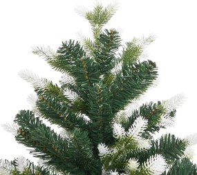 Árvore de Natal artificial articulada c/ flocos de neve 120 cm