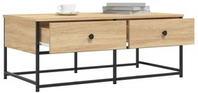 Mesa de centro 100x51x40 cm derivados madeira carvalho sonoma