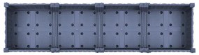 Canteiro elevado 160x40x23 cm polipropileno