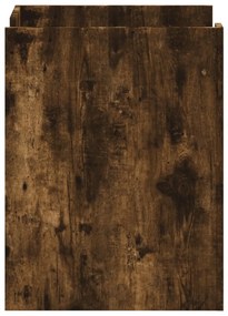 Mesa cabeceira 45x50x65 cm derivados de madeira carvalho fumado