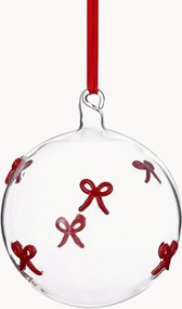 Bolas de Natal em vidro Olivia, conjunto de 4