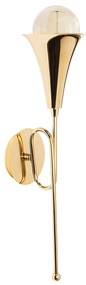 Aplique de Parede Sarmal – Dourado – 13 x 15 cm