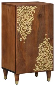 vidaXL Buffet Castanho 40 x 33.5 x 75 cm Madeira de mangueira maciça