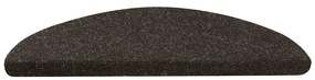 Tapetes de escada adesivos 20 pcs 56x17x3 cm antracite