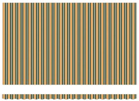 Tecido de Substituição de Toldo para Estrutura 5x3 m Verde e Amarelo
