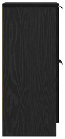 Buffet de Carvalho Preto vidaXL - 30x30x70 cm