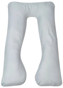 Almofada de gravidez 90 x 145 cm cinzento