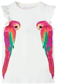 T-shirt infantil cor cru 116