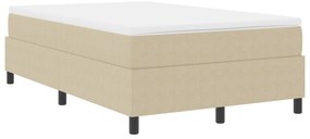 Cama Box Spring com Colchão Verde Claro Cinza 120x200 cm Tecido de Cor