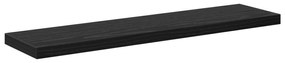 Prateleiras de Parede Carvalho Preto MDF 40 x 10 x 1.5 cm