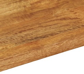 Tampo de mesa retangular 80x20x3,8 cm mangueira maciça