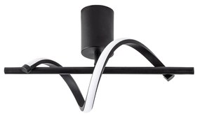 Candeeiro de Teto Likma – Preto – 41x16x25 cm