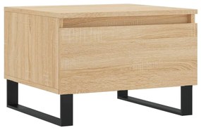 Mesas de centro 2 pcs 50x46x35cm deriv. madeira carvalho sonoma