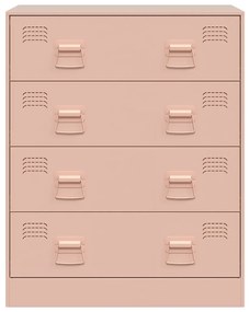 Aparador 67x39x83 cm aço rosa