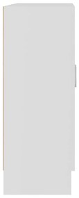 Armário vitrine 82,5x30,5x80 cm derivados de madeira branco