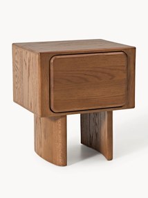 Mesa de cabeceira em madeira de carvalho Chandler