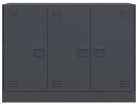 Aparador 99x39x73 cm aço antracite