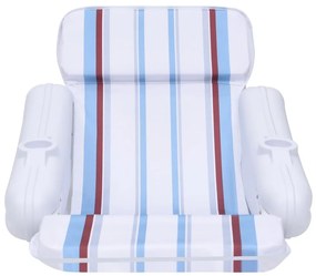 Cadeira de piscina flutuante 140x83x60 cm