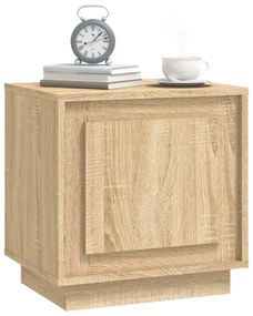 Mesas cabeceira 2 pcs 44x35x45cm deriv. madeira carvalho sonoma