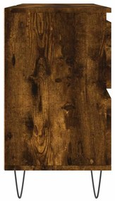 Armário casa de banho 80x33x60 cm deriv.madeira carvalho fumado