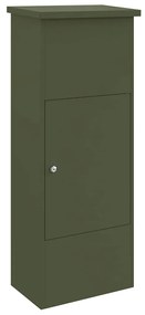 Caixa para entrega de pacotes Verde-oliva 44,5 x 29 x 110,5 cm