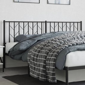 Cabeceira de cama 180 cm metal preto