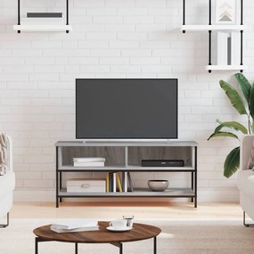 vidaXL Móvel de TV 100x35x45 cm derivados de madeira cinzento sonoma