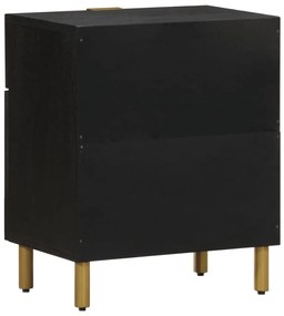Mesa de cabeceira 50x33x60 cm derivados de madeira preto