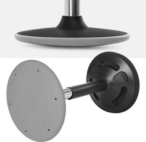 Banco de trabalho de escritório 50-65 cm preto