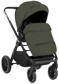 Carrinho de bebé 2 em 1 com alcofa Tiffany 2024 Verde Militar