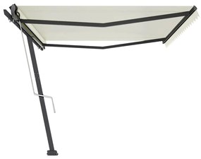 Toldo automático independente 500x350 cm cor creme