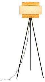 Luminária de Chão Dkd Home Decor Poliéster Bambu (50 X 50 X 163 cm)
